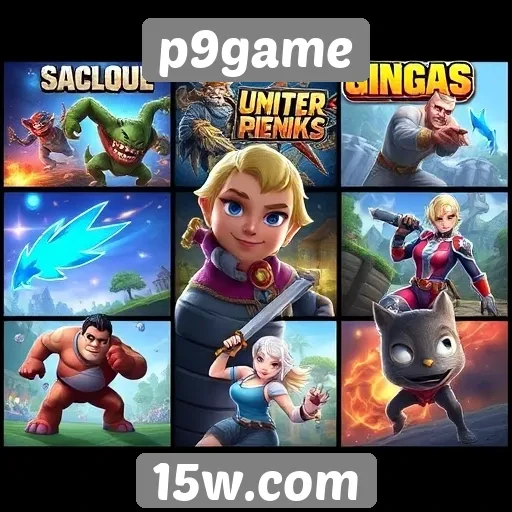 Principais jogos disponíveis na plataforma p9game